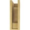 Ekena Millwork 5"W x 10"D x 15"H Classic Newport Rough Cedar Woodgrain TimberThane Corbel, Primed Tan CORUR05X10X15NEWRCPR - alternate 5